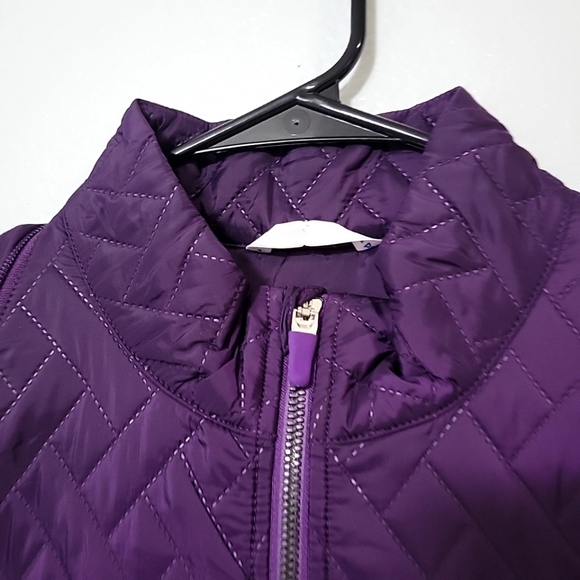 Cutter & Buck Women's Weathertec Hybrid Quilted Propel 2-in-1 Mock Jacket Vest - Picture 9 of 13